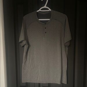 lululemon athletica Men's Charcoal Button Down Shirt